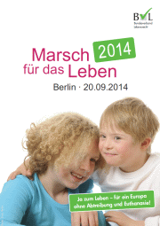 Banner Marsch für das Leben 2014
