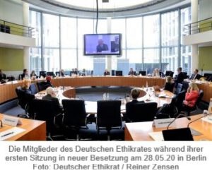 Deutscher Ethikrat Konstituierende Sitzung am 28.05.2020