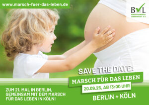 Plakat für Marsch für das Leben 2025
