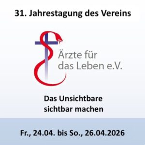 Text auf Bild zur 31. Jahrestagung